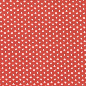 StarsMini – Estrela Branca em Vermelho