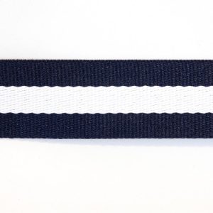 Percinta Azul Marinho – Branco – 30mm