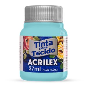 Acrilex Tinta para Tecido Fosca em Turquesa