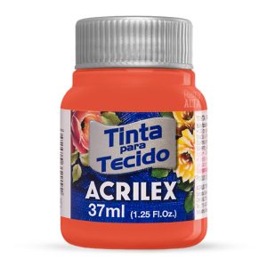 Acrilex Tinta para Tecido Fosca em Vermelho Fogo