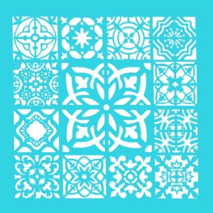 Stencil Azulejo [20cm x 20cm]