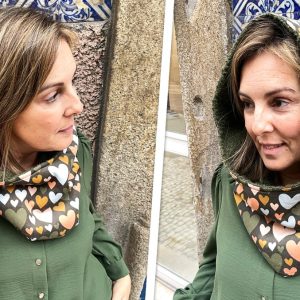 Gola com Capuz – Kit de Material com Moldes