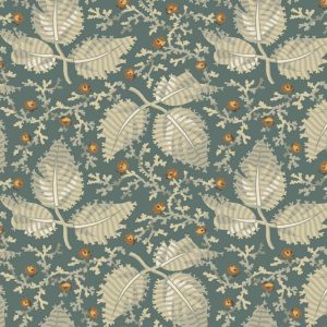 Tecido English Garden – Mint, Earl Grey por Edyta Sitar