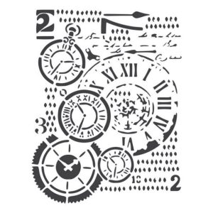 Stencil Relógios [20×30]
