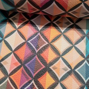 Napa Estampada – Diamantes Coloridos