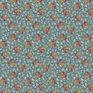 Tecido Marcus Fabrics Golden Era – Petite Floral Blue