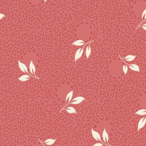 Tecido Back & Forth, Foliage – Strawberry Smoothie