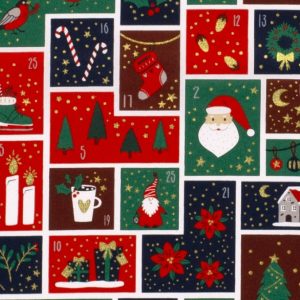 Tecido de Natal em Patchwork Natalício