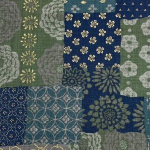 Tecido Golden Harmony, Japanese Patchwork Light Green