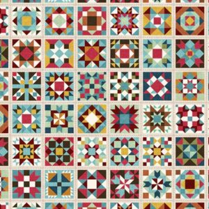 Tecido Northcott Barn Quilts, Quilt Blocks
