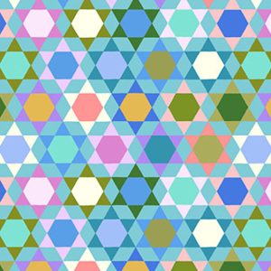 Tecido Piecework Oh My Stars Daylight