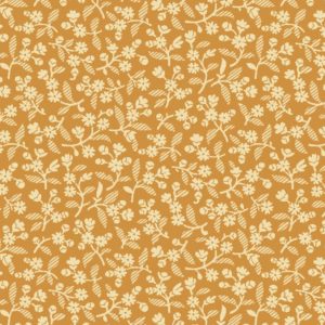 Tecido Sewing Basket Amber Sweet Alyssum por Edyta Sitar
