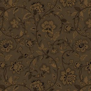 Tecido Strip-It Kathleen’s Story Brown — Marcus Fabrics