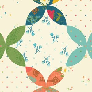Tecido Riley Blake Designs, First Blooms Cheater Print Multi