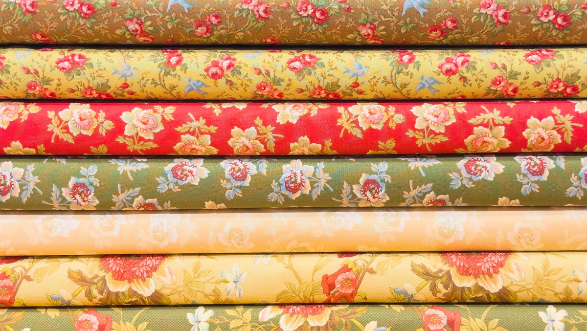 Tecido Marcus Fabrics Golden Era – Picket Fowers Tan - Image 4