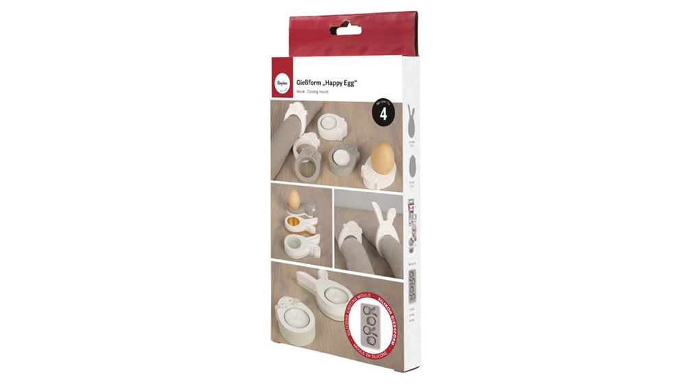 Molde de Silicone Rayher – Happy Egg - Image 2