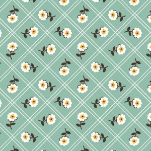 Tecido Prairie Rose Heirloom Sea Glass – Riley Blake