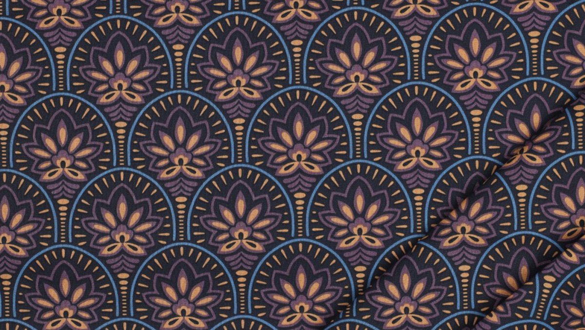 Tecido Revestido Ornamental Floral - Image 4