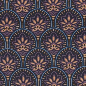 Tecido Revestido Ornamental Floral