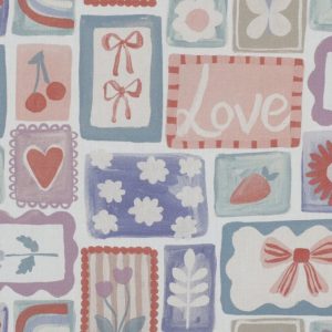 Tecido Patchwork Algodão Love & Stamps