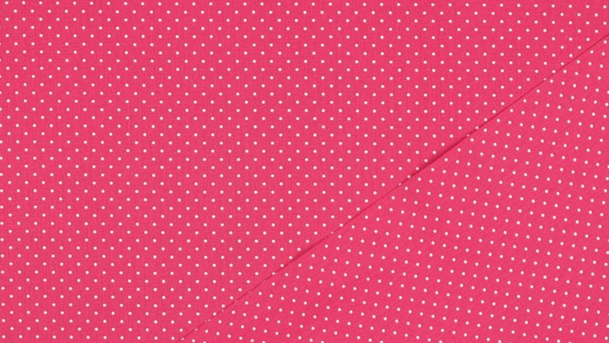 Tecido de Pintas Brancas em Rosa - Image 5