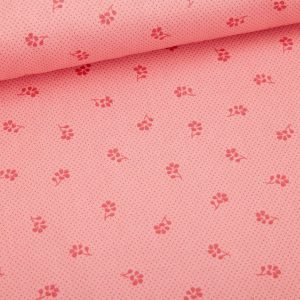 Tecido Ramos ao Vento em Rosa (Brisa de Cores)