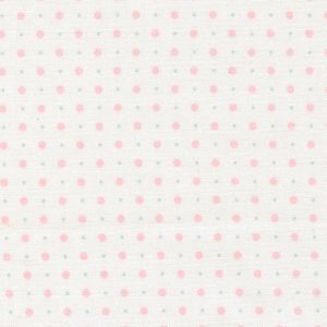 Tecido Abide Linen White Dots — Moda Fabrics
