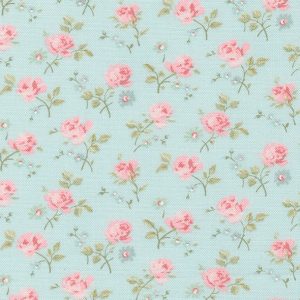 Tecido Abide Light Blue Field Floral — Moda Fabrics