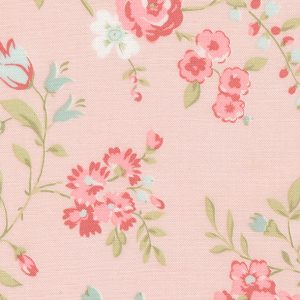 Tecido Abide Pink Main Floral — Moda Fabrics